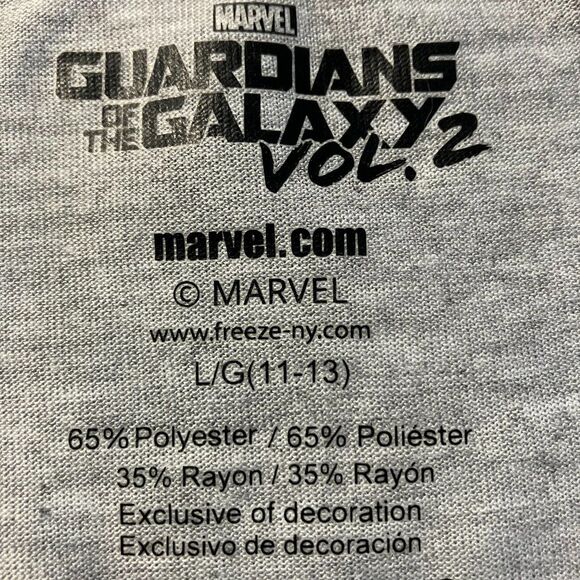 "I am Groot" Printed T-Shirt Size L(11-13) - Picture 4 of 5